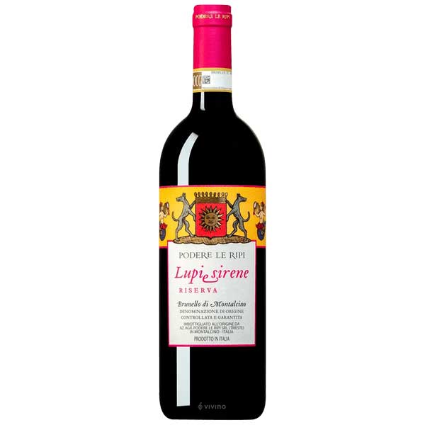 Podere Le Ripi Brunello Di Montalcino Riserva 'Lupi E Sirene' 2015