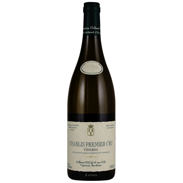 Domaine Gilbert Picq et Fils Chablis 1er Cru Vosgros 2023 (750ml)