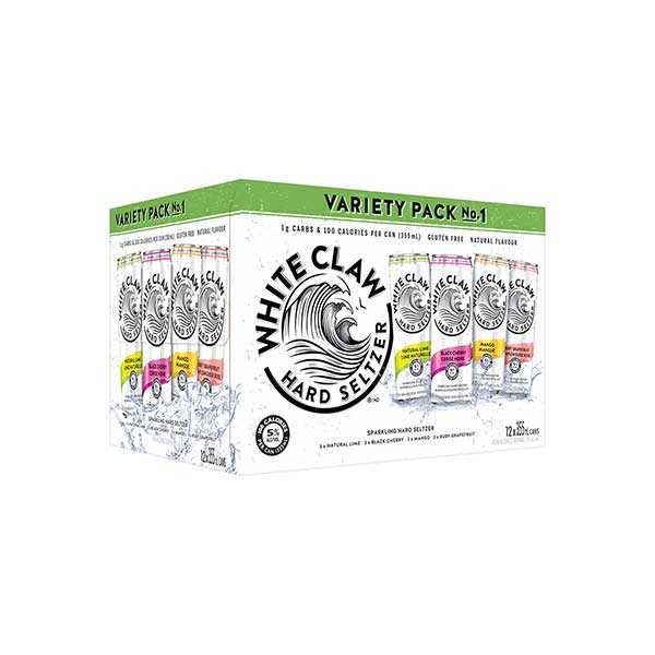 White Claw- Variety Pack Can 12 Pack